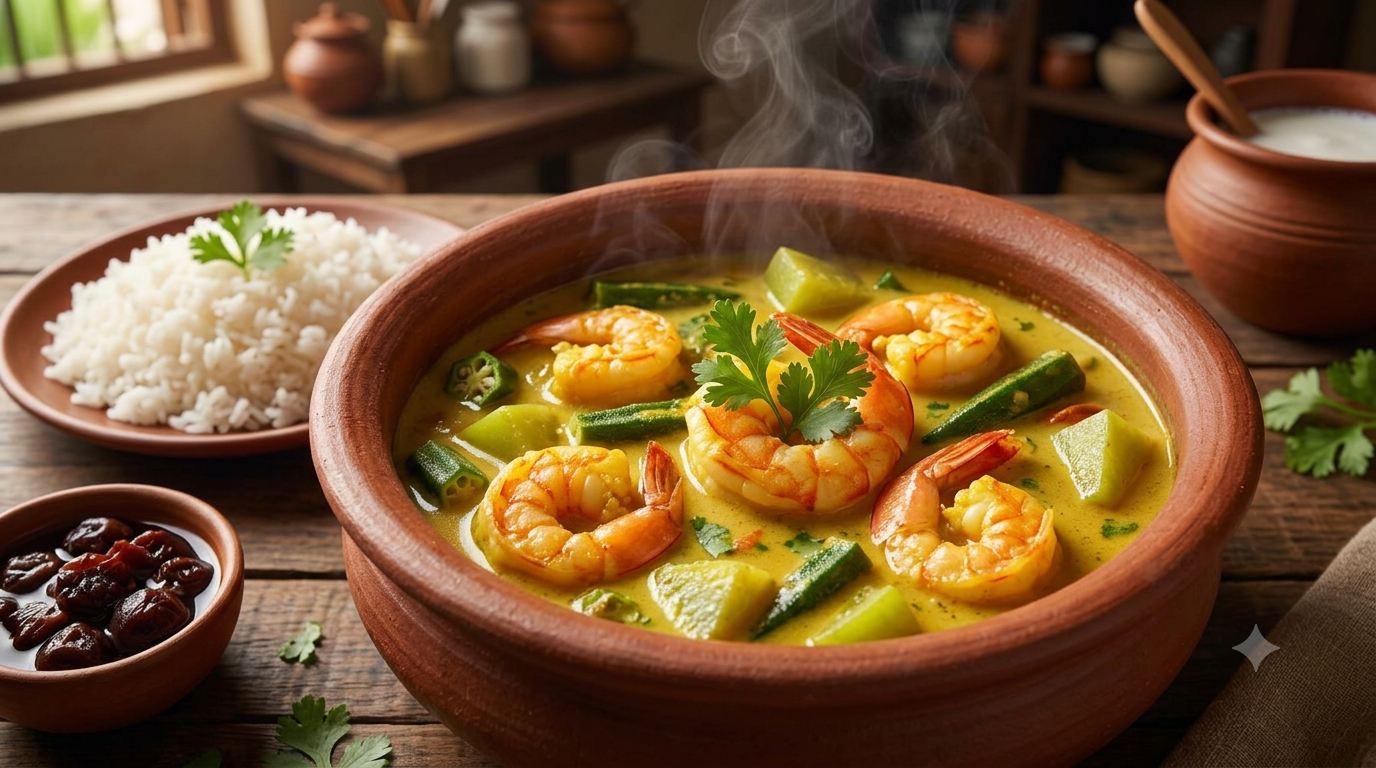 Slow-Simmered Goan Prawn Caldine